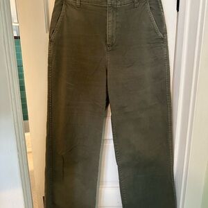 Women’s Loose Khaki Olive Green Pants